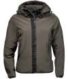 T9605 9605 Tee Jays Ladies Urban Adventure Shell Jacket Dark Olive colour image